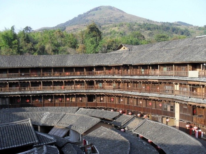 An ancient castle of tulou in Fujian