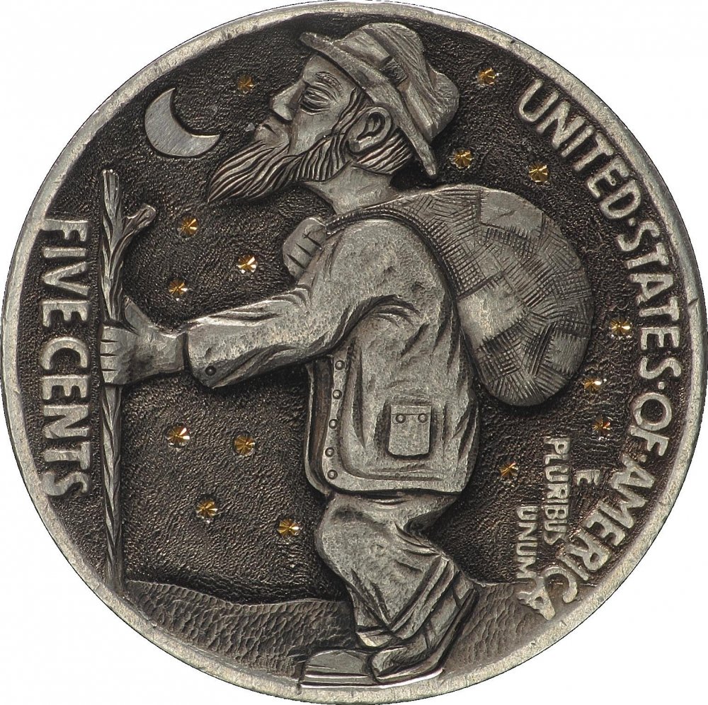 Dressed coins by hand