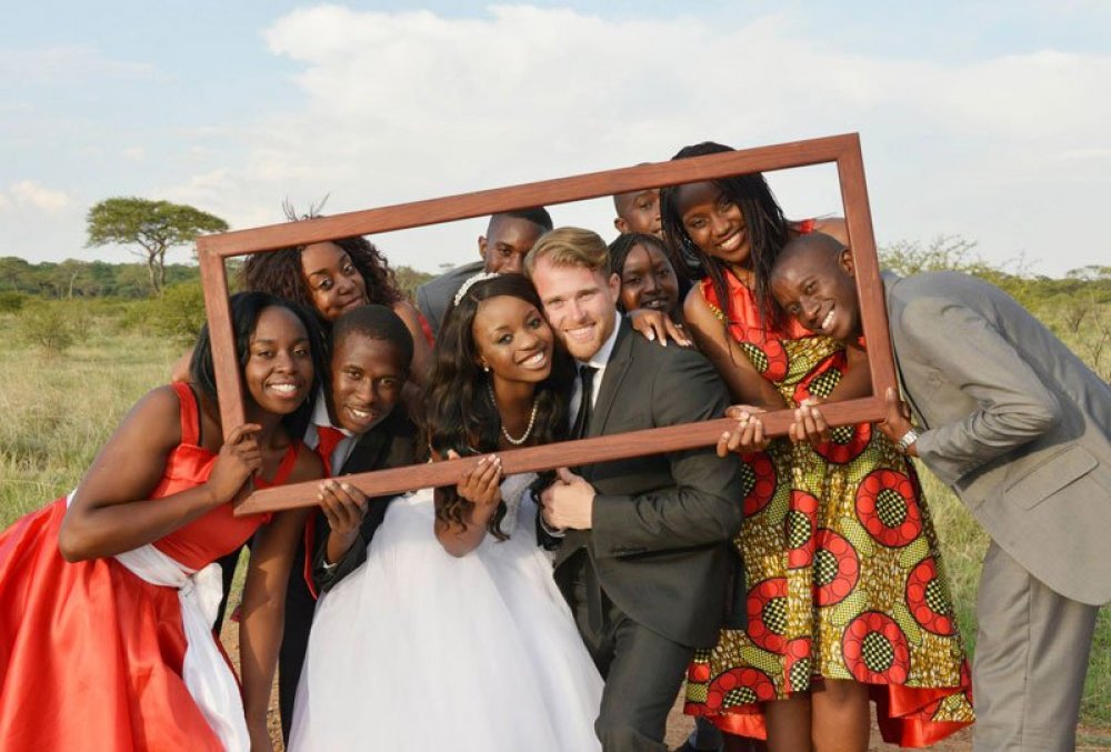 Safari-wedding in Zimbabwe