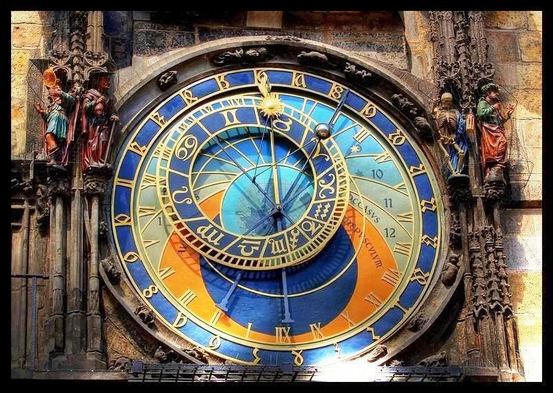 Часы на соборе в Праге