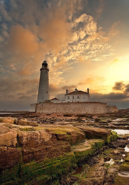 Lighthouse, Northumberland, UK