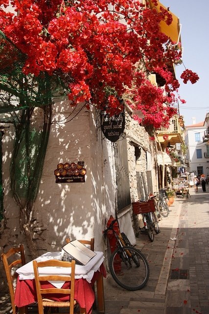 The streets in Greece