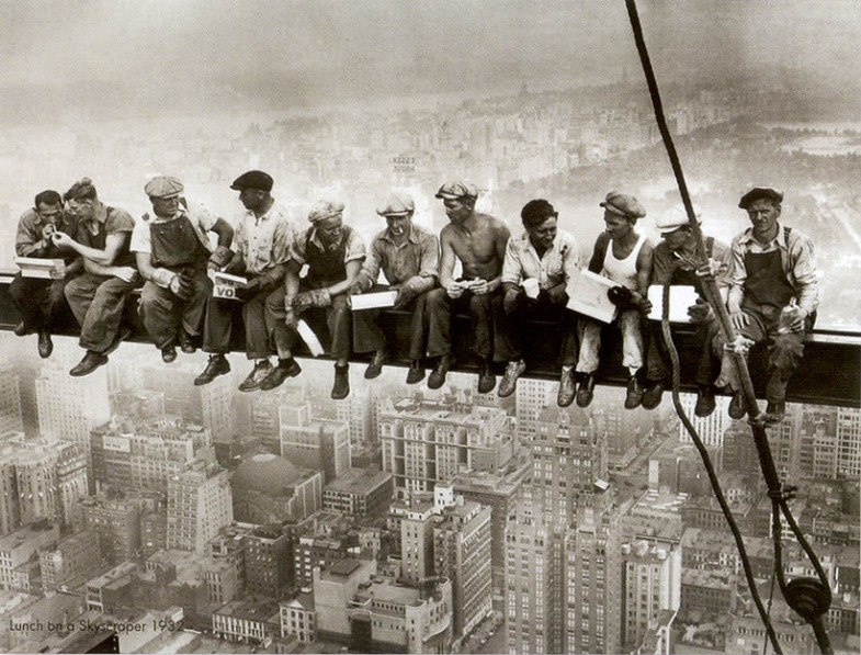 Как строились небоскребы Нью-Йорка