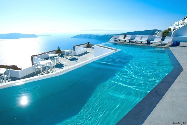 Hotel in Santorini, Greece