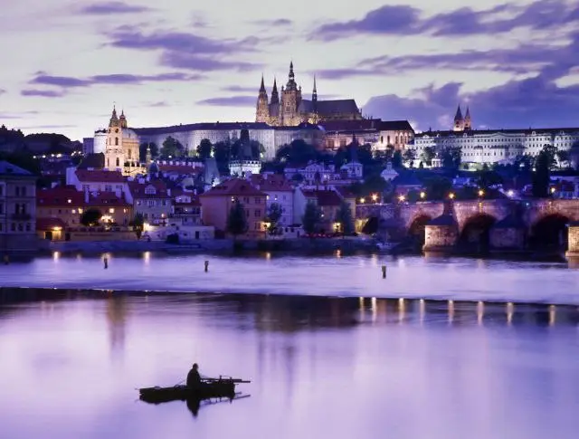 Evening in Prague, Czech Republic