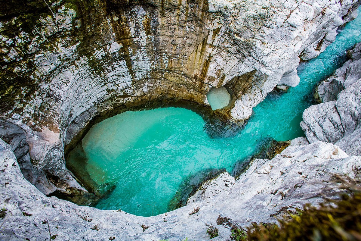 Бирюзовая река Соча, Словения