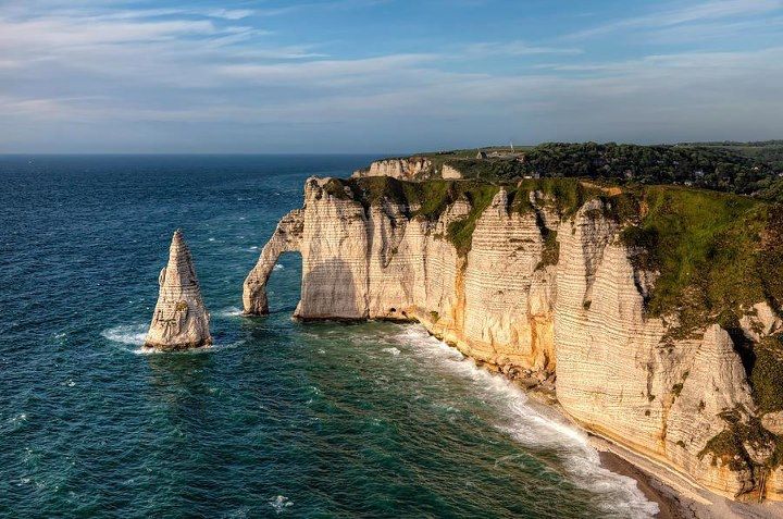 Cliffs of Etretat in France
