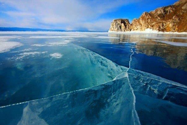 The frozen Baikal