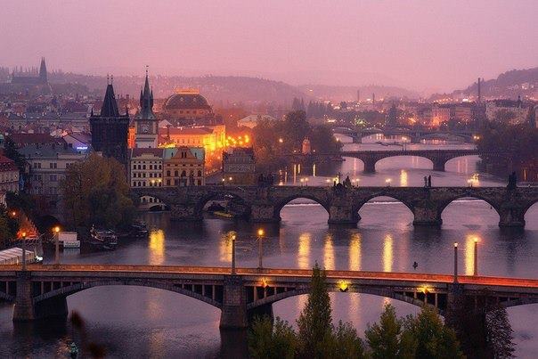 Прага- один из самых романтичных городов Европы!