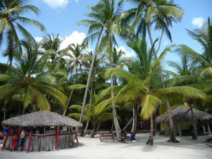 Morning on the beach in Dominica