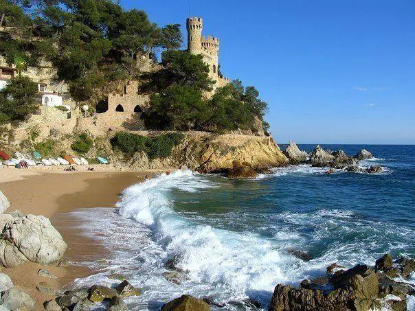Побережье Costa Brava in Catalonia, Spain