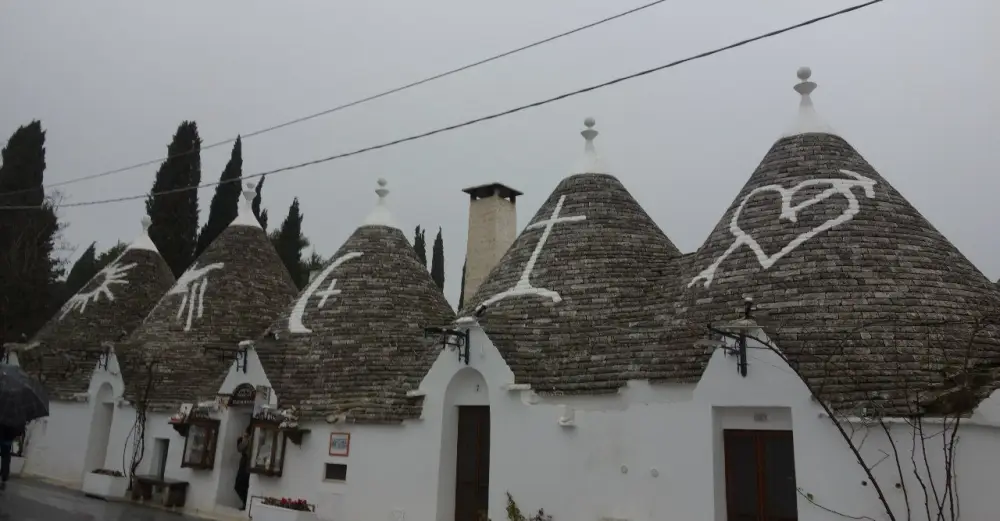 Italy, Apulia, Alberobello <br> Alberobello - a commune in the province of Bari, famous for the unique trulli buildings, included in the UNESCO World Heritage List in 1996