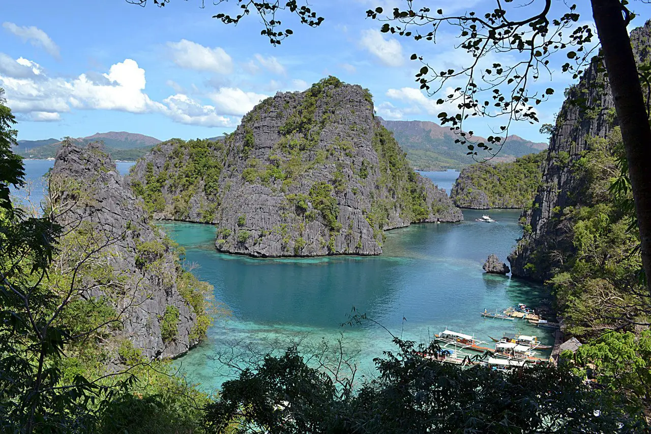 The water area of ​​the island of Coron. Philippines.