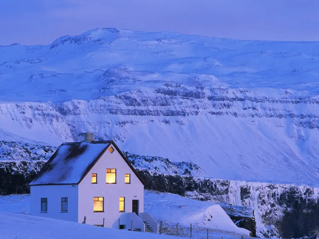 A Lonely House Against the Mountains