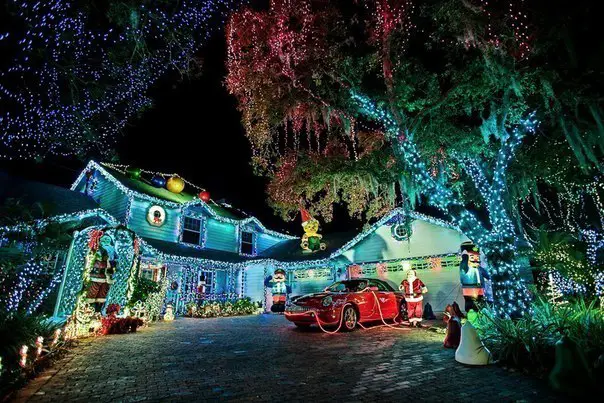 New Year's house in Orlando Street, Florida