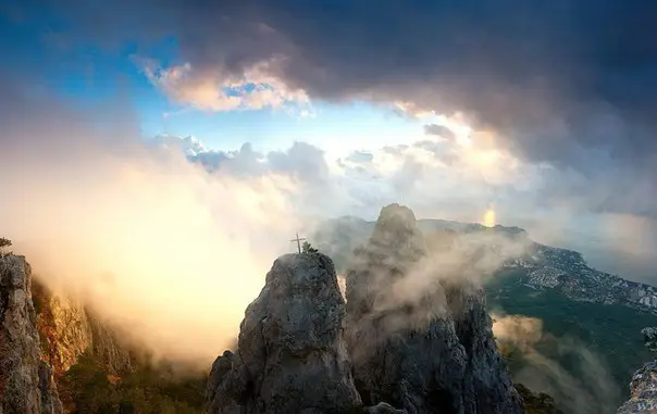 Morning over Ai-Petri, Crimea