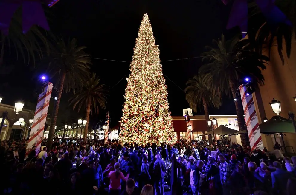 Christmas tree in Newport Beach