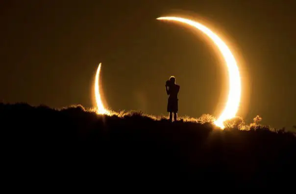 Solar eclipse in Albuquerque