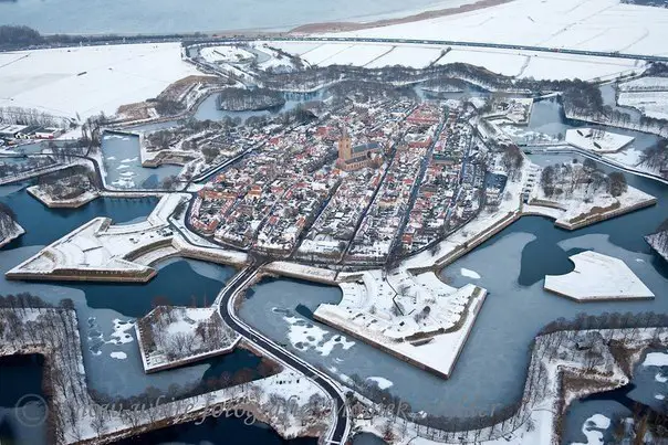 City-fortress Naarden, Netherlands.