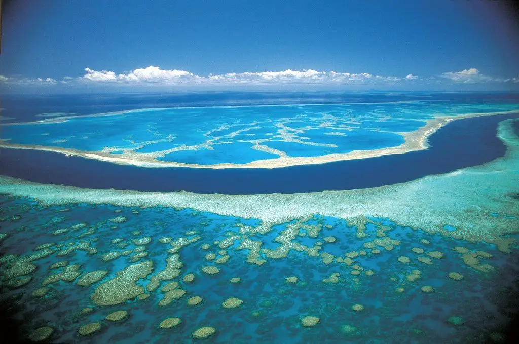 View of the Great Barrier Reef
