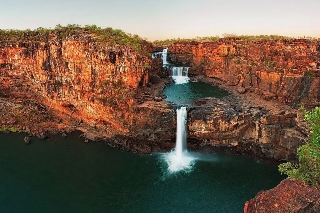 Four-level waterfall Mitchell