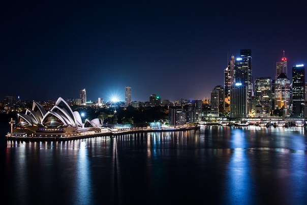 Ночной Сидней, Австралия