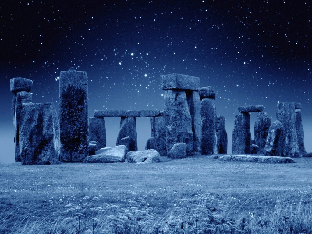 Stonehenge at night