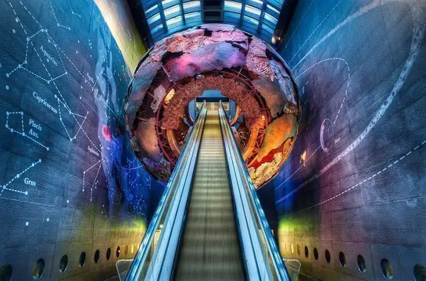 Entrance to the Historical Museum, London, UK