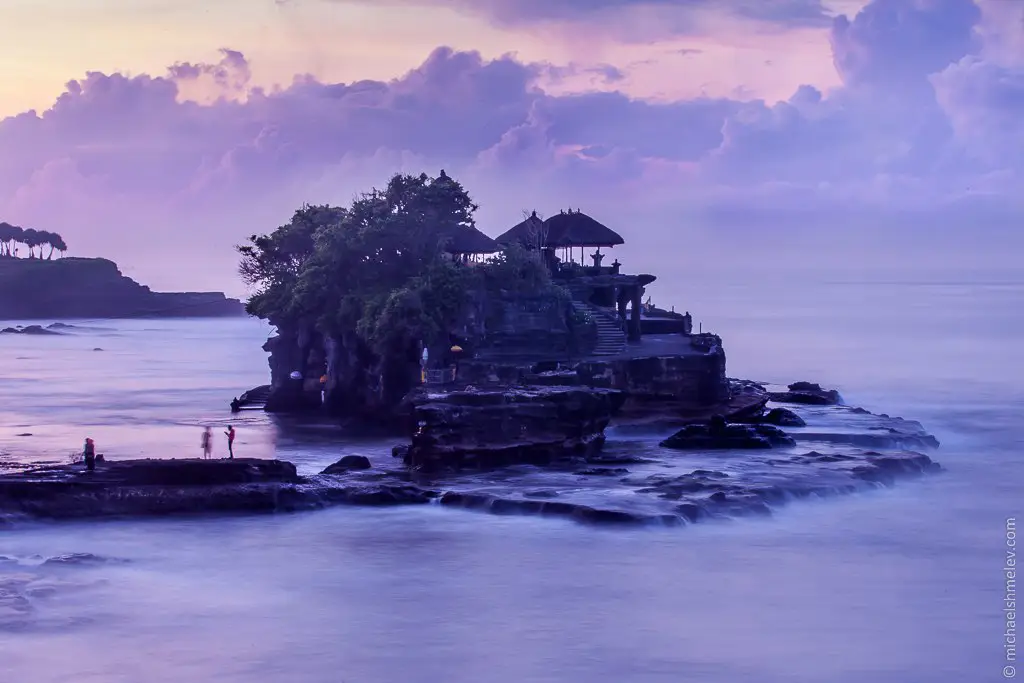 Morning view of the temple of Tanah Lot, Bali