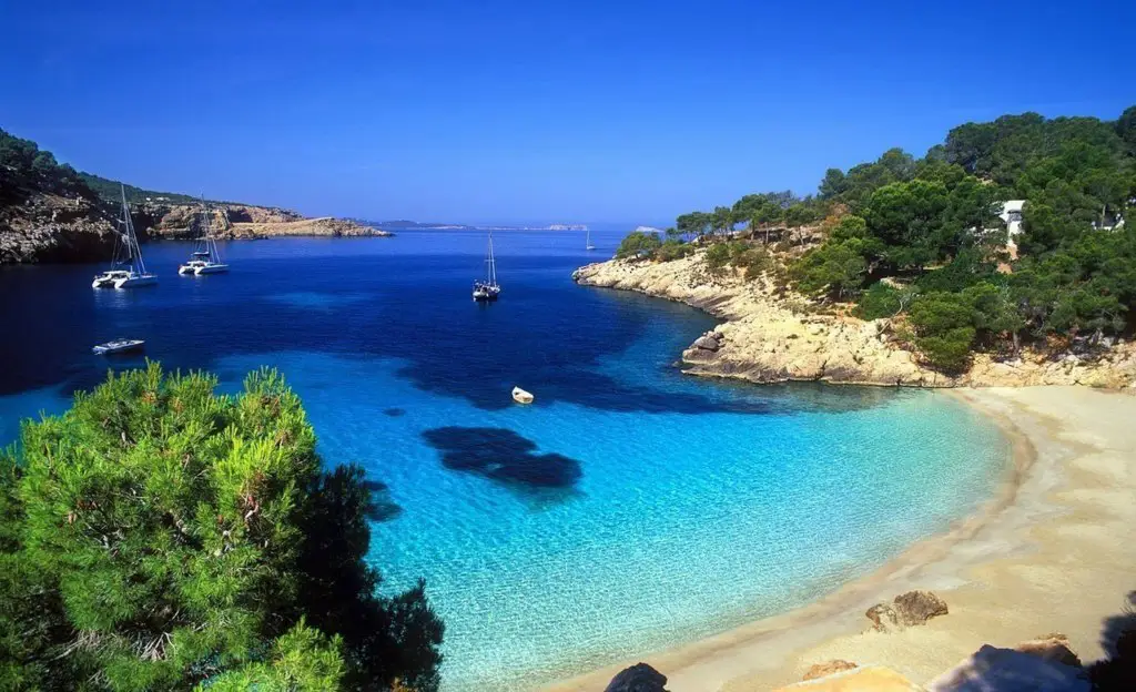 Beach in Ibiza, Balearic Islands, Spain