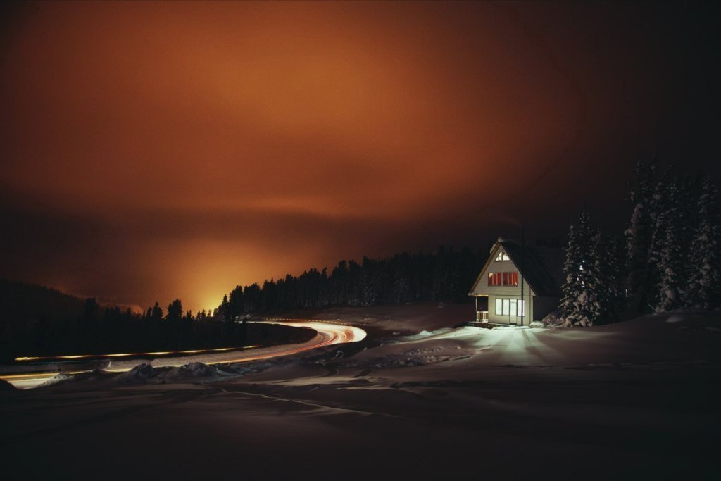 Night in the Ergaki Nature Park, Krasnoyarsk Territory, Russia