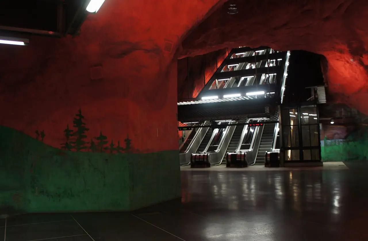 Метро в Стокгольме, Швеция