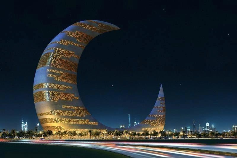 Проект хмарочоса-півмісяця в Дубаї, ОАЕ