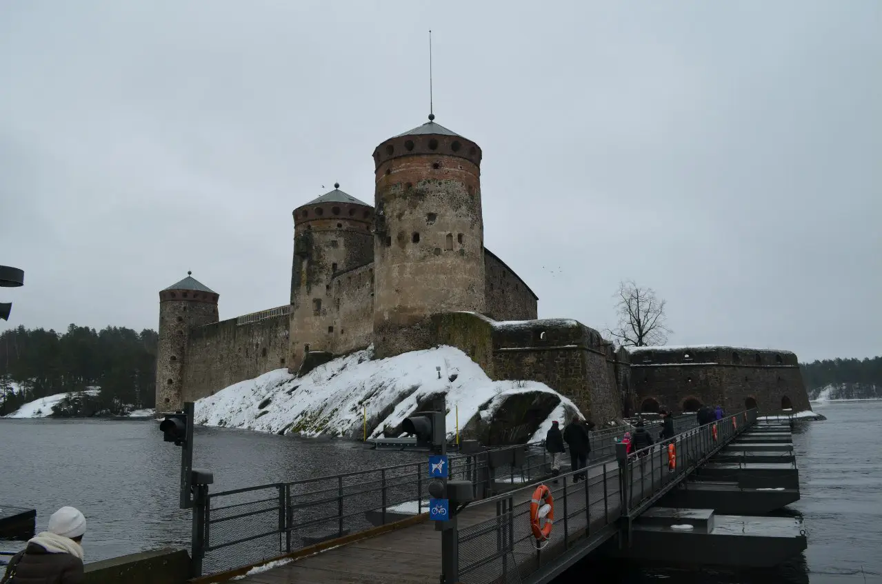 The fortress of Olavinlinna. Savonlinna Finland
