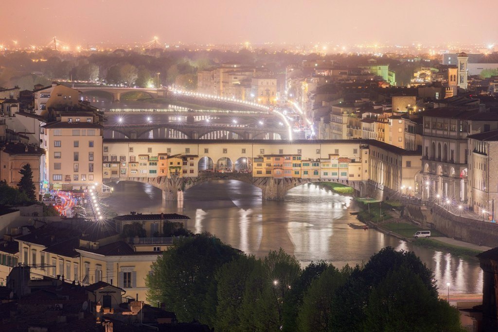 Вечерняя Флоренция, Италия