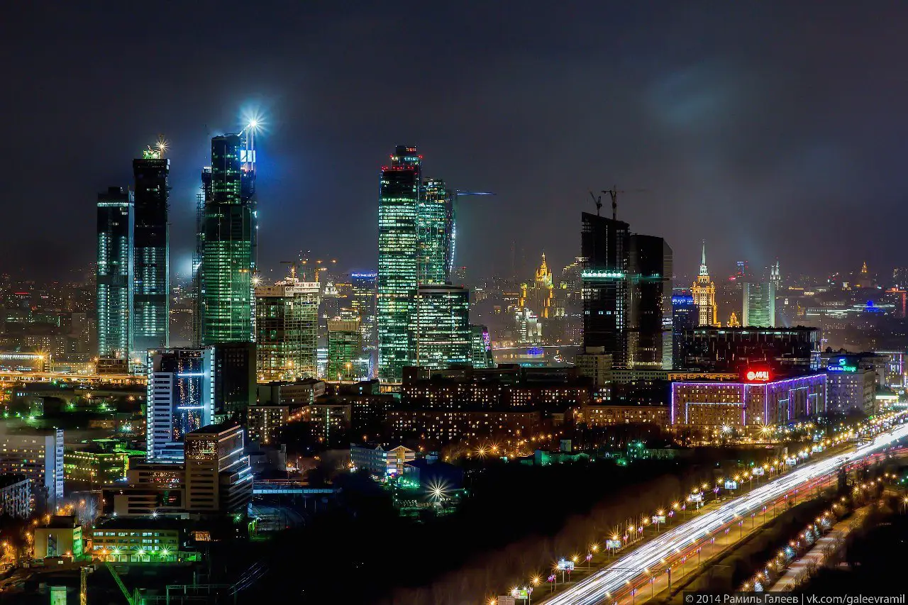 Ночная Москва