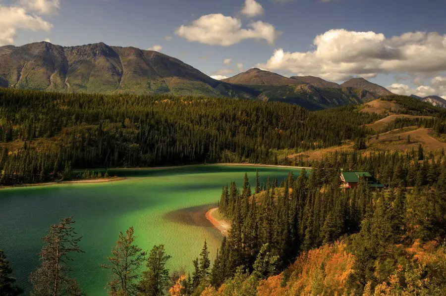 Lake Emerald, Alberta, Canada