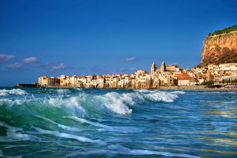 Coast of a small town, Sicily, Italy