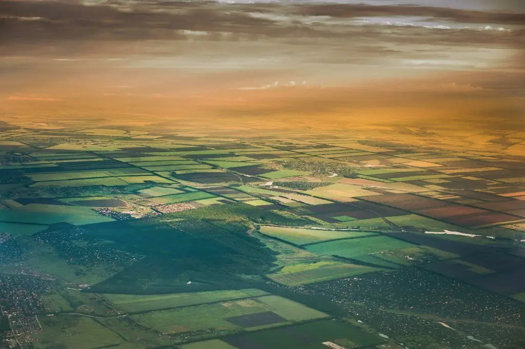 View in the suburbs of Rostov-on-Don, Russia