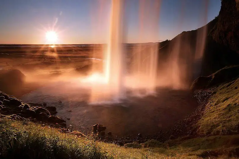 Waterfall Seljalandfoss, Iceland