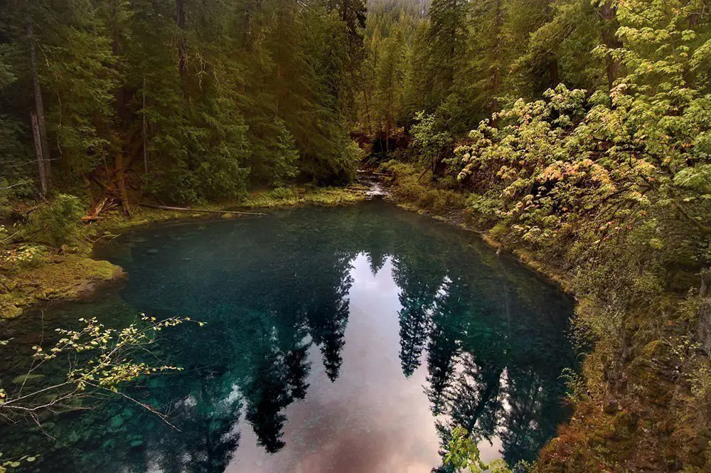 Lake in Lynn, Oregon, USA