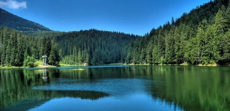 Lake Synevyr, Ukraine, mountains of the Carpathian Mountains
