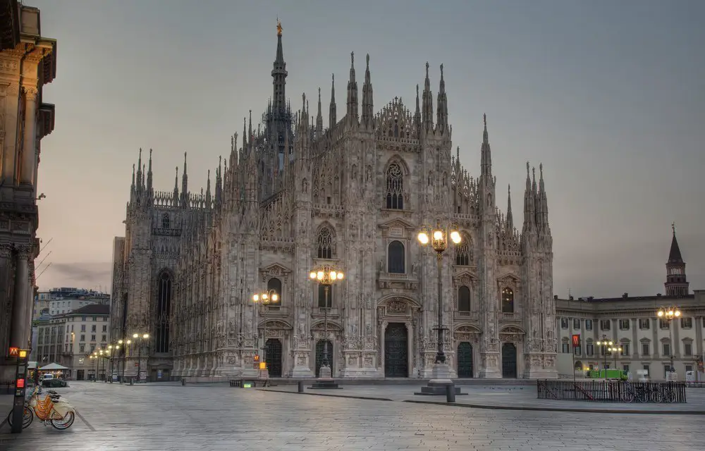 Evening Milan, Italy