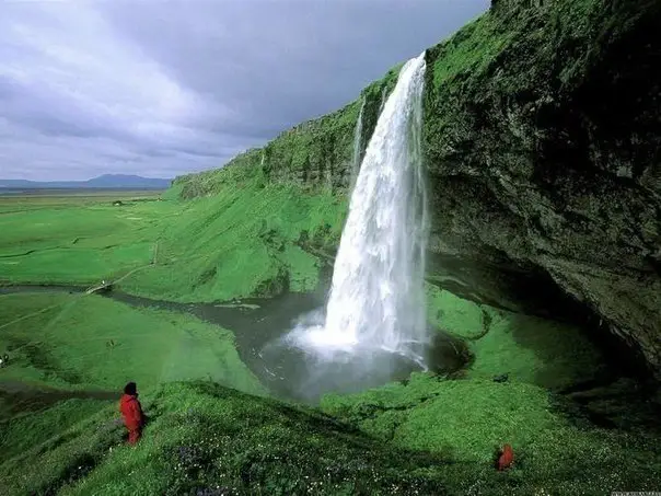 Waterfall Seljalandfoss, Iceland