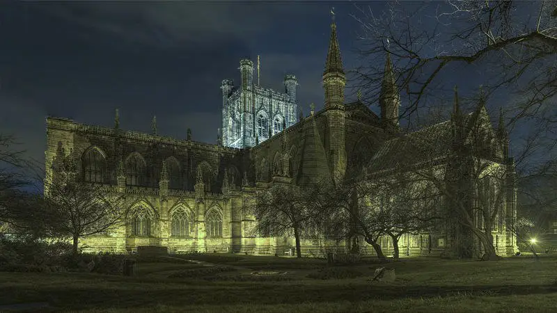 Chester Cathedral. Chester, in the county of Cheshire, England