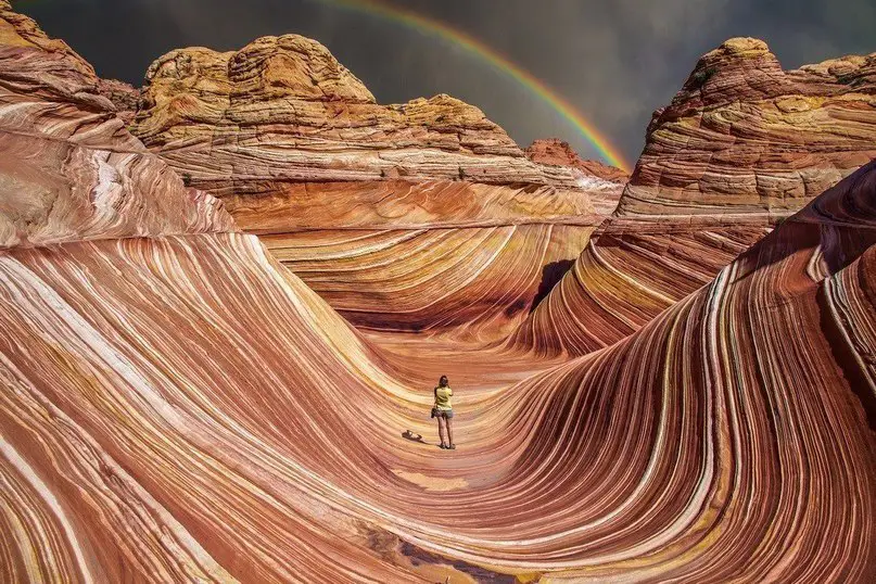 Fascinating sand dunes, Arizona, USA