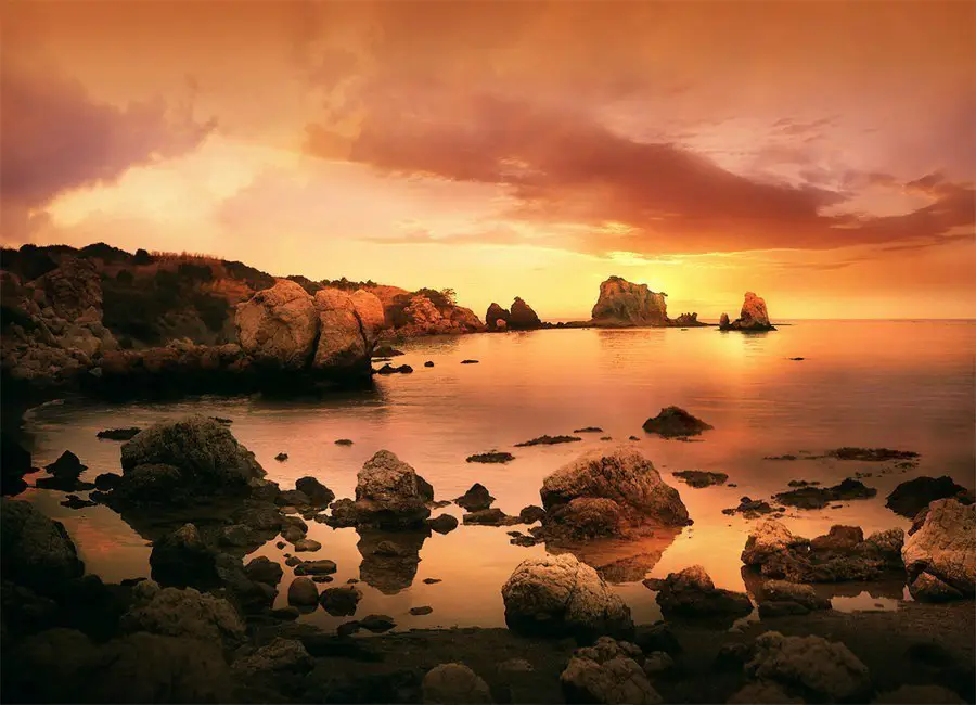 Sunset at Cape Akamas, Cyprus