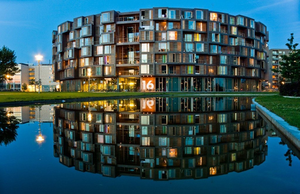 Студенческое общежитие в Копенгагене, Дания