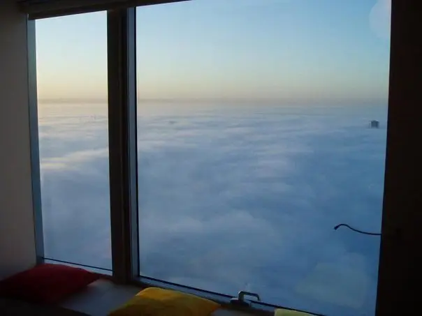 View from the window in Dubai