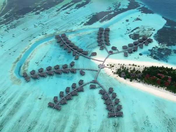View of the hotel, Maldives